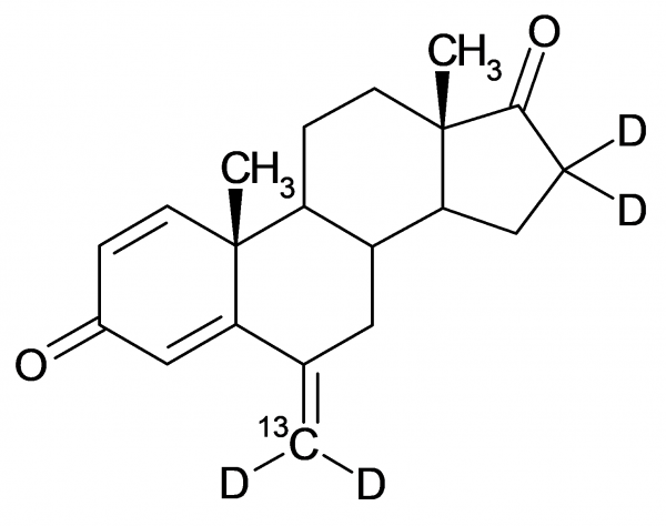 Exemestane-13C D4 (major)