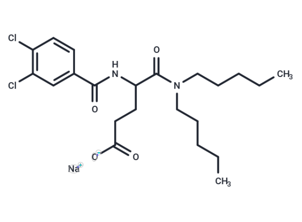 Lorglumide sodium salt