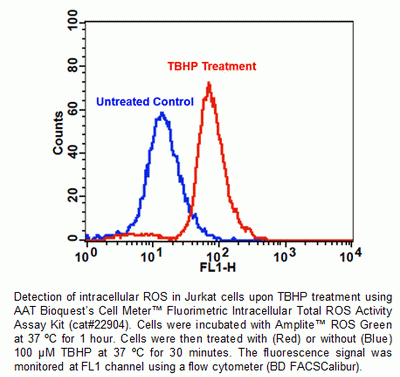 Cell Meter(TM) Fluorimetric Intracellular Total ROS Activity Assay Kit*Optimized for Flow Cytometry*