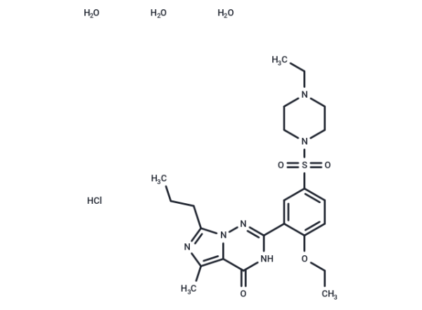 Vardenafil hydrochloride trihydrate