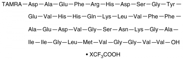 TAMRA-Amyloid-beta (1-40) Peptide (human) (trifluoroacetate salt)