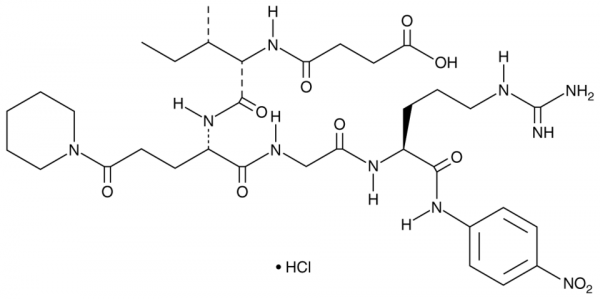 Suc-Ile-Glu(gamma-pip)-Gly-Arg-pNA (hydrochloride)