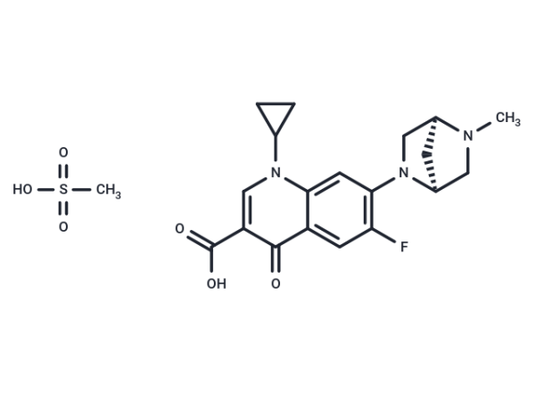 Danofloxacin mesylate