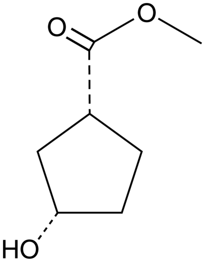 (1R,3S)-3-Hydroxycyclopentane carboxylic acid methyl ester