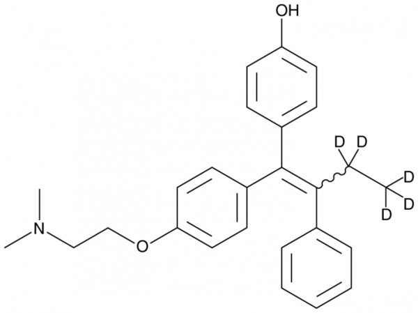 (E/Z)-4-hydroxy Tamoxifen-d5