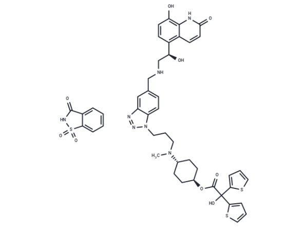 Navafenterol saccharinate