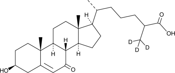 3beta-hydroxy-7-oxo-5-Cholestenoic Acid-d3