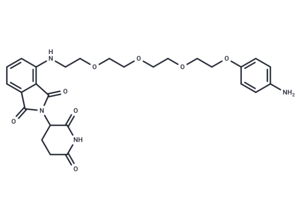 Pomalidomide-PEG4-Ph-NH2