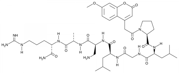 Mca-PLGL-Dpa-AR-NH2 (trifluoroacetate salt)