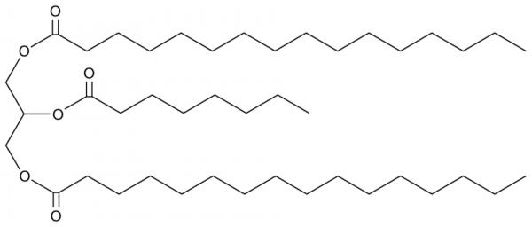 1,3-Dipalmitoyl-2-Octanoyl Glycerol