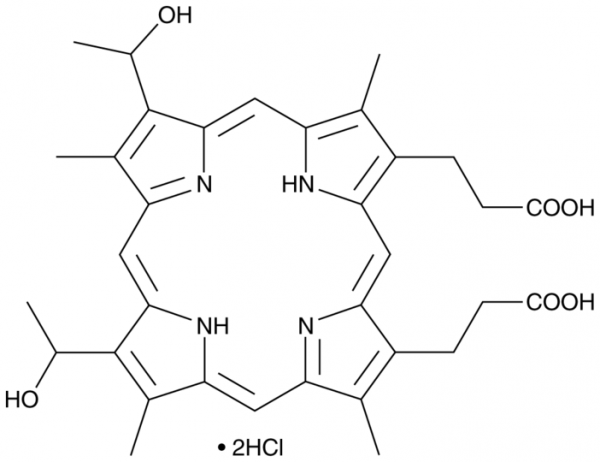 Hematoporphyrin (hydrochloride)