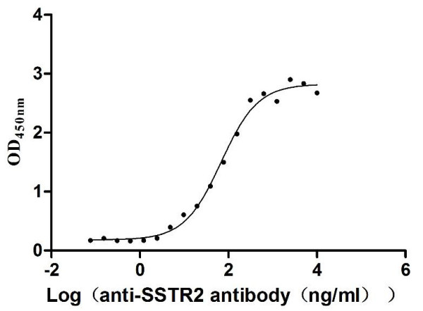 Somatostatin receptor type 2 (SSTR2)-VLPs (Active), human, recombinant