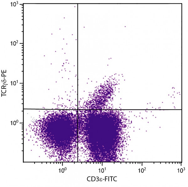 Anti-TCR gamma/delta (PE), clone UC7-13D5