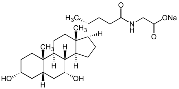 Glycochenodeoxycholic acid sodium salt