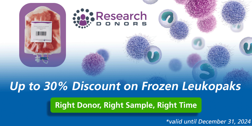 Research Donors Frozen Leukopaks