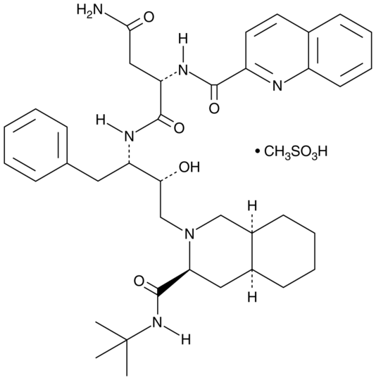 Saquinavir (mesylate)