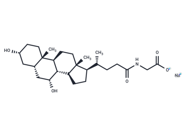 Glycochenodeoxycholic acid sodium salt