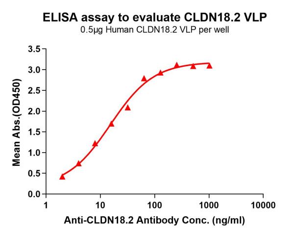 CLDN18.2 (human) full length protein-VLP