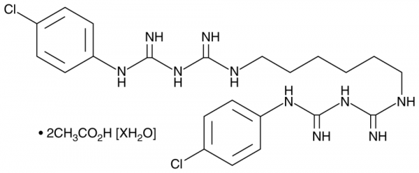 Chlorhexidine (acetate hydrate)