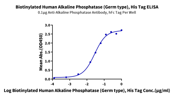 Biotinylated Human Alkaline Phosphatase (Germ type) /ALPG Protein