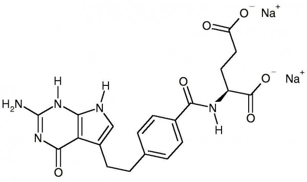 Pemetrexed, Disodium Salt, Heptahydrate (N-[4-[(2-Amino-4,7-dihydro-4-oxo-1H-pyrrolo[2,3-d]pyrimidin