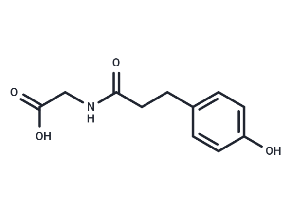 4-Hydroxyphenylpropionylglycine