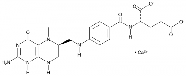 Levomefolate (calcium salt hydrate)