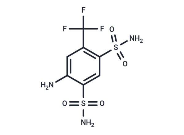 4-Amino-6-(trifluoromethyl)benzene-1,3-disulfonamide