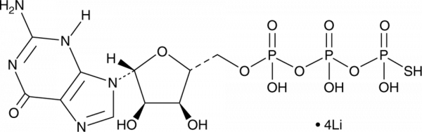 Guanosine 5&#039;-[gamma-thio]triphosphate (lithium salt)